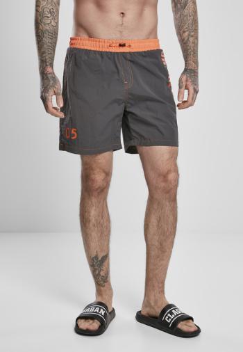 Urban Classics UC Logo Swim Shorts darkshadow - S