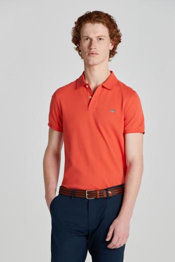 POLOKOŠILE GANT SLIM SHIELD SS PIQUE POLO BURNT ORANGE