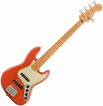 Fender Player Plus Jazz Bass V MN Fiesta Red 5-strunná baskytara