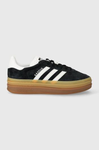 Sneakers boty adidas Originals Gazelle Bold černá barva, IE0876