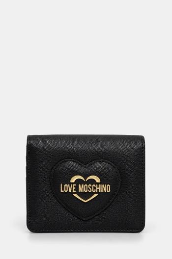 Peněženka Love Moschino černá barva, JC5731PP0L