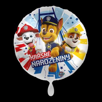 Premioloon Fóliový balón - Krásné narozeniny Paw Patrol