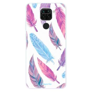 Odolné silikonové pouzdro iSaprio - Feather Pattern 10 - Xiaomi Redmi Note 9