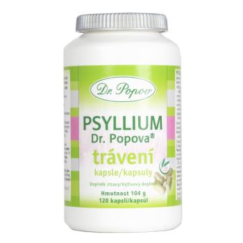 Dr. Popov Psyllium Trávení 120 kapslí