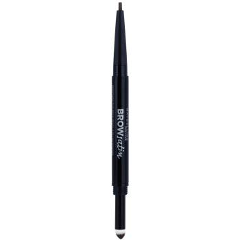 Maybelline Brow Satin tužka na obočí duo odstín 04 Dark Brown 0,71 g