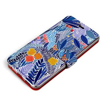 Mobiwear Flip pouzdro pro Motorola Moto G31 - MP03P Modrá květena (5903516974627)