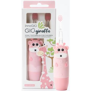 innoGIO GIOGiraffe Sonic Toothbrush sonický zubní kartáček pro děti Pink 1 ks