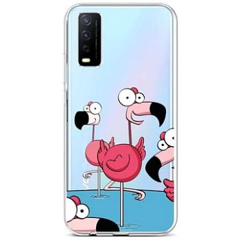 TopQ Vivo Y20s silikon Cartoon Flamingos 67008 (Sun-67008)