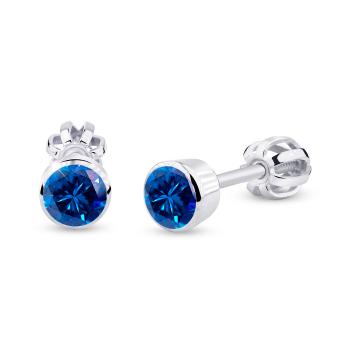 Cutie Diamonds Oblíbené náušnice z bílého zlata se safíry DZ3034-30-SF-X-2