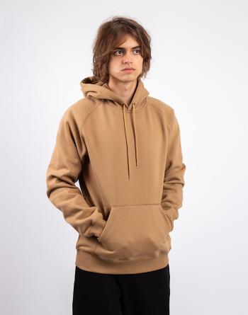 Carhartt WIP Hooded Chase Sweat Peanut / Gold L