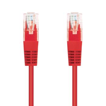 Kabel C-TECH CB-PP5-5R patchcord Cat5e, UTP, červený, 5m