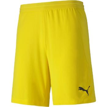 Puma TEAM FINAL 21 KNIT SHORTS Pánské kraťasy, žlutá, velikost