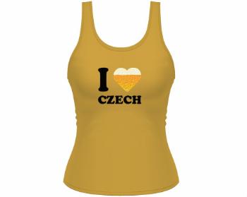 Dámské tílko Tank Top I love czech beer