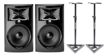 JBL LSR308P MKII Stand SET Aktivní studiový monitor 2 ks