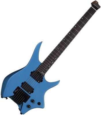 HILS Guitars HN5 NEXT Emerald Blue Metallic Headless kytara