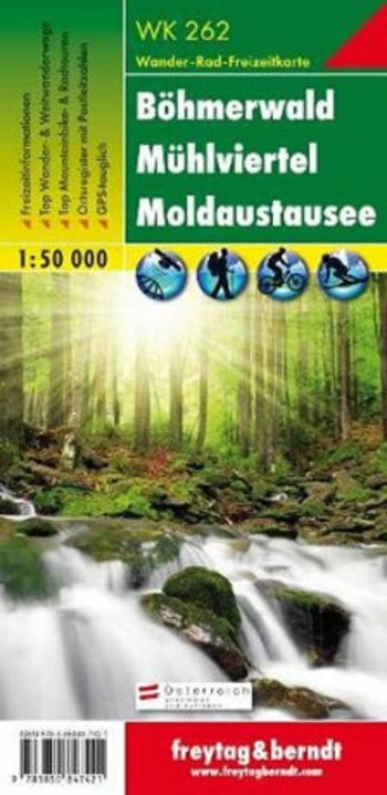 WK 262 Český les, Mühlviertel, Moldaustausee 1:50 000 / turistická mapa