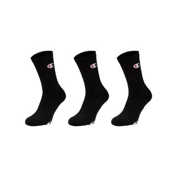 Champion 3PK CREW SOCKS Unisexové ponožky, černá, velikost