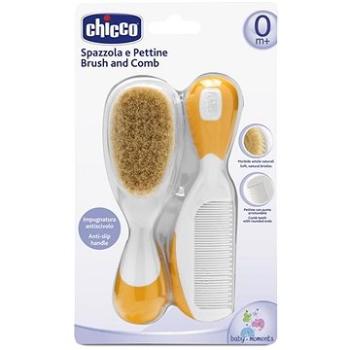 Chicco hřeben a kartáček - oranžová (8058664011506)