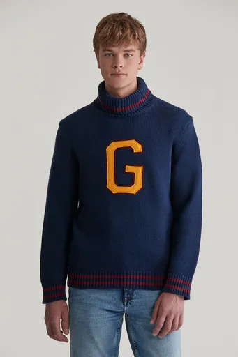 ROLÁK GANT SEASONAL G TURTLENECK EVENING BLUE