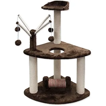 Magic Cat Odpočívadlo MC Adriana 50×50×93cm hnědé (8595681805287)