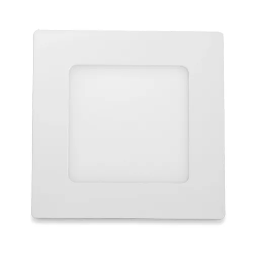 LED Solution Bílý vestavný LED panel hranatý 120 x 120mm 6W Barva světla: Teplá bílá 191071