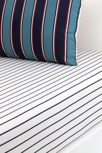 Bavlněné prostěradlo s gumou Lacoste L BOLD 140 x 200 cm