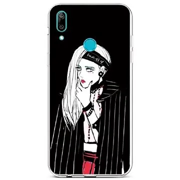 TopQ Huawei Y6 2019 silikon Dark Girl 45139 (Sun-45139)