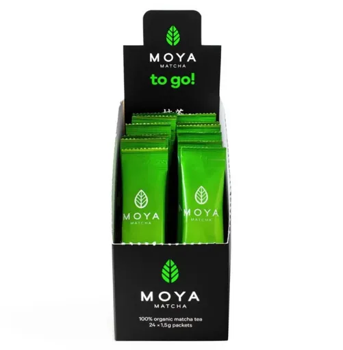 MOYA Matcha To Go! Traditional organic japanese green tea - 24 x 1,5 g