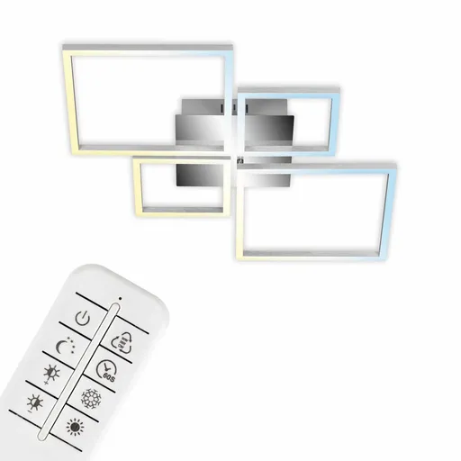 BRILONER LED CCT rám 75 cm 10,5W 1400lm chrom BRILO 3093-018