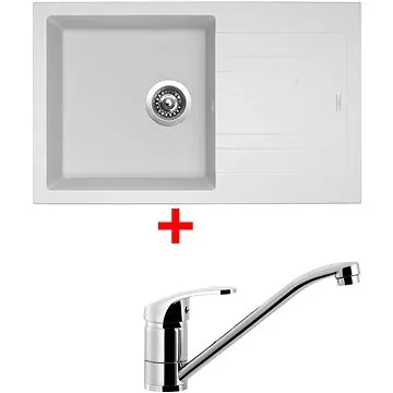 SINKS LINEA 780 N Milk + SINKS PRONTO (LI78028NPRCL)