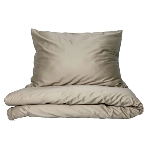 Polášek Povlečení z bavlněného saténu - Sand | 140 x 220 cm / 70 x 90 cm