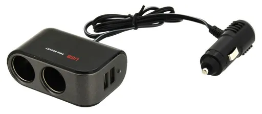 Compass 69248 Rozdvojka 12/24 V + 2 x USB, 2100 mA