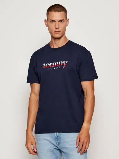 Tommy Jeans pánské modré triko DM0DM21978C1G XL