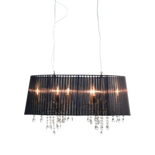 ACA Lighting Textile závěsné svítidlo 2P800BK