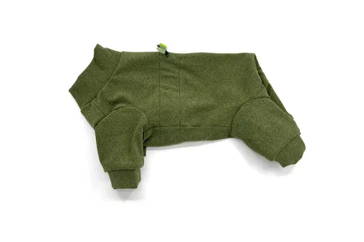 Vsepropejska Cozy pružná kombinéza pro psa Barva: Zelená, Délka zad (cm): 41, Obvod hrudníku: 48 - 62 cm