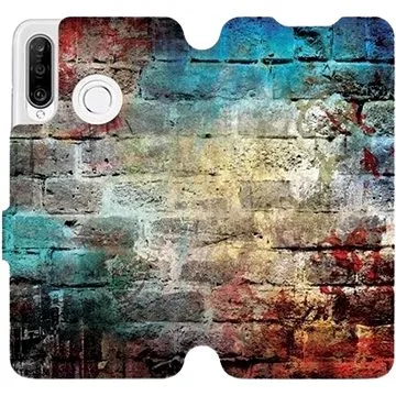 Flipové pouzdro na mobil Huawei P30 Lite - V061P Zeď (5903226897339)