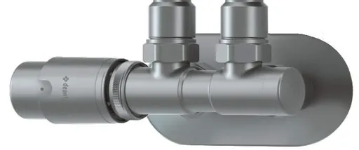 DEANTE Mosaz, EPDM termostatický ventil pro koupelnový radiátor levý AGI_FZL1