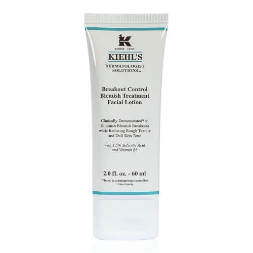 Kiehl's Pleťový krém proti projevům akné Dermatologist Solutions Breakout Control (Blemish Treatment Facial Lotion) 60 ml