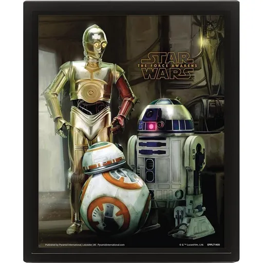 3D obraz Star Wars Droids