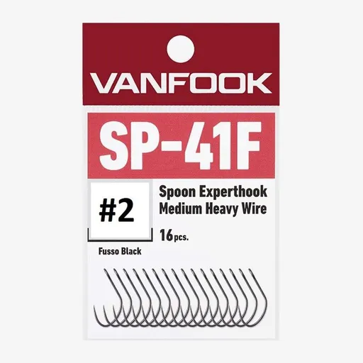Vanfook Háčky na Plandavky SP-41F Spoon Experthook 16ks - vel.10,Vanfook Háčky na Plandavky SP-41F Spoon Experthook 16ks - vel.10