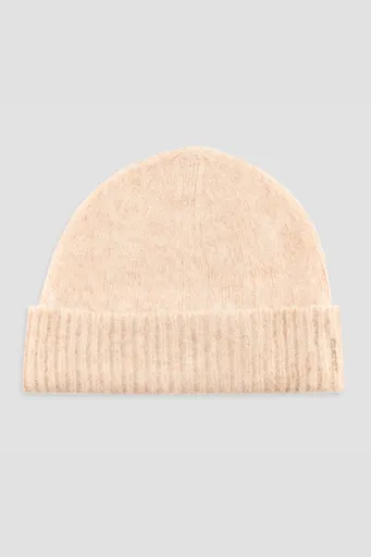 ČEPICE GANT FLUFFY ALPACA BEANIE TAUPE BEIGE