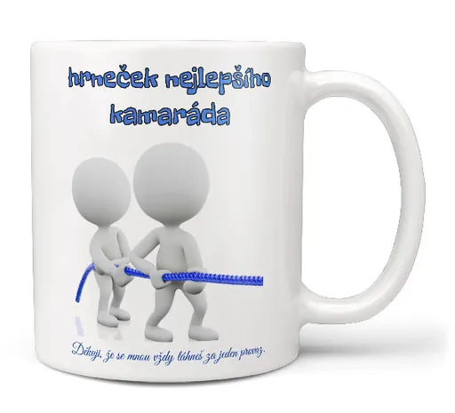Hrnek Za jeden provaz – kamarád (Náplň hrníčku: Žádná)