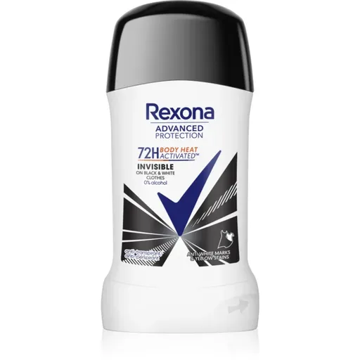 Rexona Advanced Protection Invisible tuhý deodorant proti bílým a žlutým skvrnám 50 ml