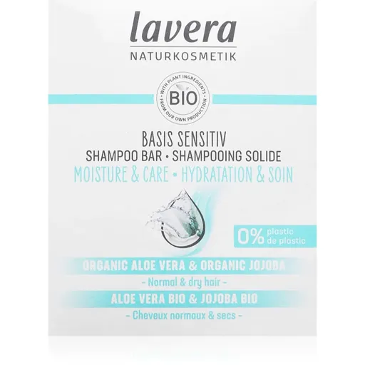 Lavera Basis Sensitiv tuhý šampon pro citlivou pokožku hlavy 50 g