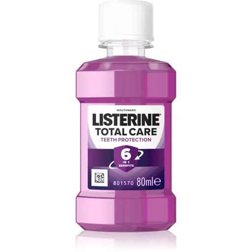 Listerine Total Care Teeth Protection ústní voda pro kompletní ochranu zubů 6 v 1 80 ml