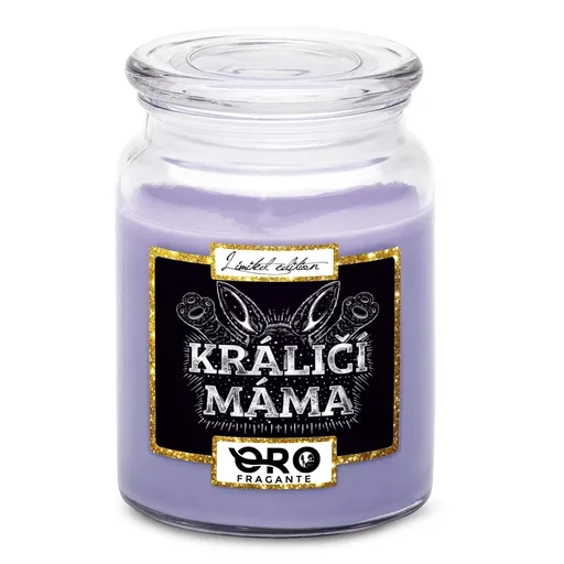 Svíčka Králičí máma 2 (Vůně svíčky: Levandule)