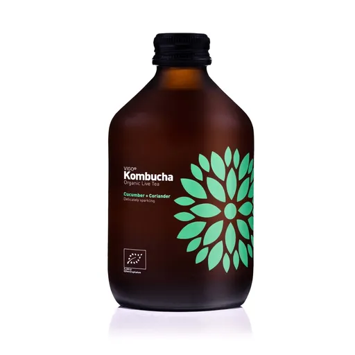 VIGO Kombucha okurka a koriandr BIO 330 ml