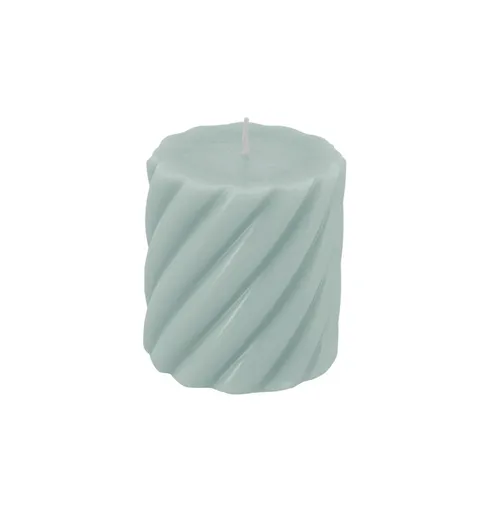 Chaks Sviečka špirála - Sage green 7 x 7,5 cm