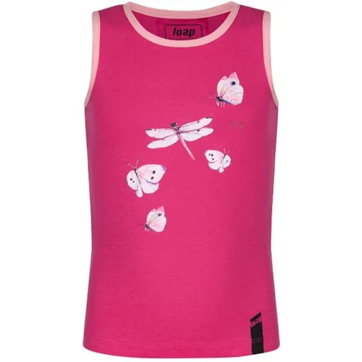 LOAP BESLANA Dívčí tílko, růžová, velikost 134-140