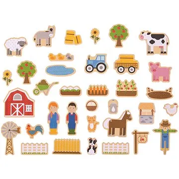 Bigjigs Toys Magnetky Farma (691621192740)